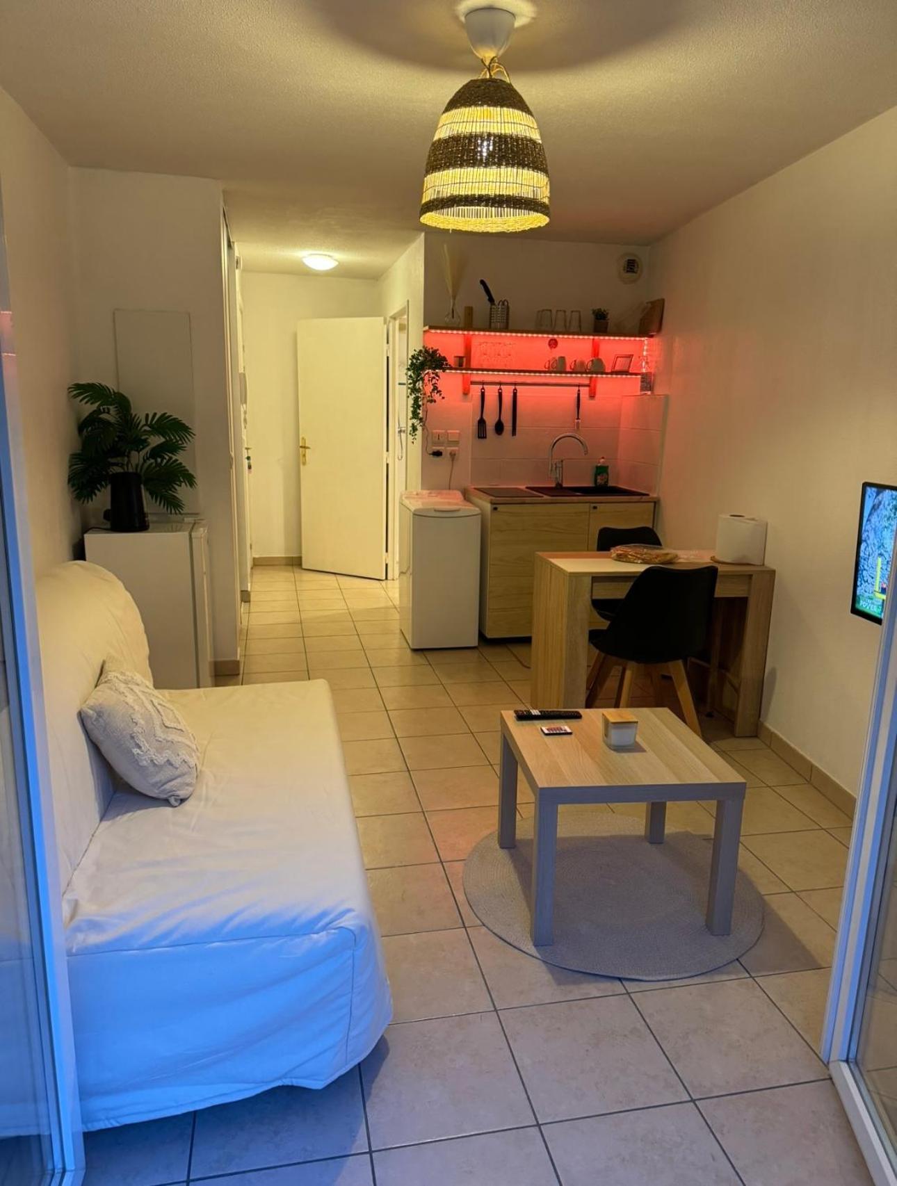 Studio Confortable Avec Vue Nice Bagian luar foto
